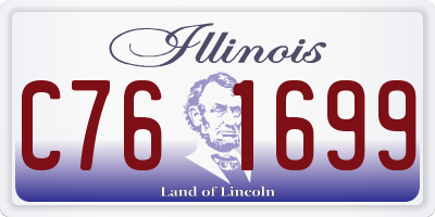 IL license plate C761699