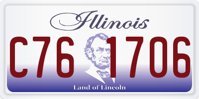 IL license plate C761706