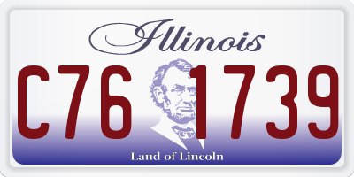 IL license plate C761739