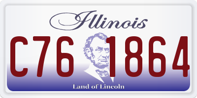 IL license plate C761864