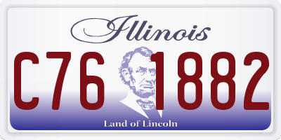 IL license plate C761882