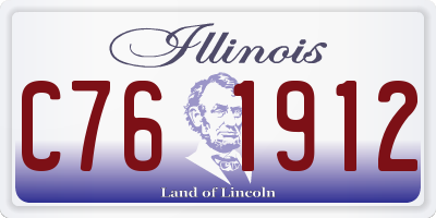IL license plate C761912