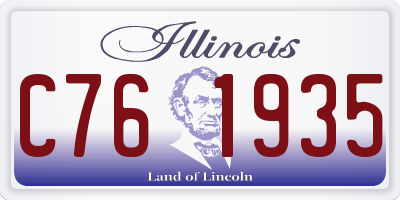 IL license plate C761935