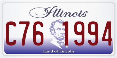 IL license plate C761994