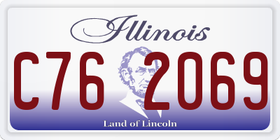 IL license plate C762069