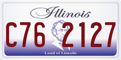 IL license plate C762127