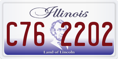IL license plate C762202