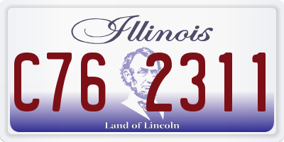 IL license plate C762311