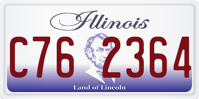 IL license plate C762364