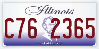 IL license plate C762365