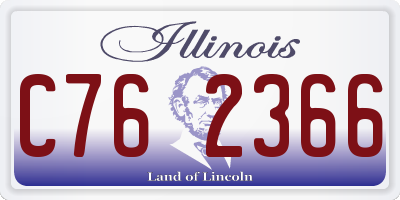 IL license plate C762366