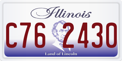 IL license plate C762430