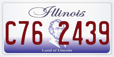IL license plate C762439