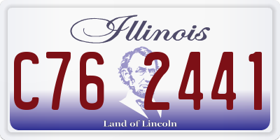 IL license plate C762441