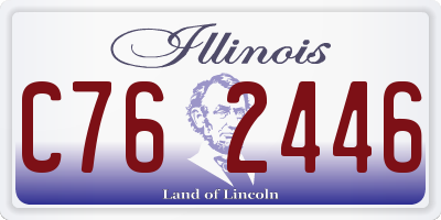 IL license plate C762446