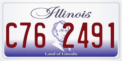 IL license plate C762491