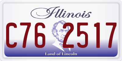 IL license plate C762517