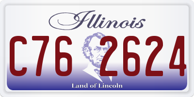 IL license plate C762624