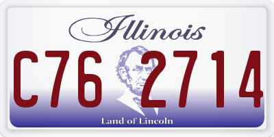IL license plate C762714