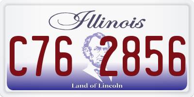 IL license plate C762856