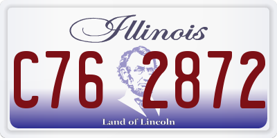 IL license plate C762872