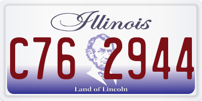 IL license plate C762944