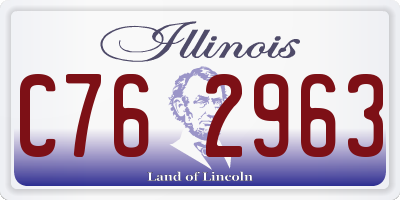 IL license plate C762963