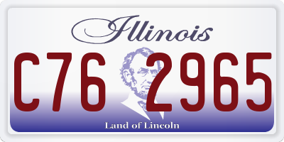 IL license plate C762965
