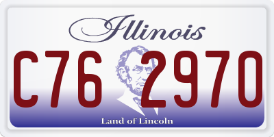 IL license plate C762970
