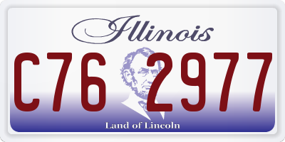 IL license plate C762977
