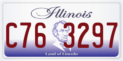 IL license plate C763297