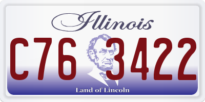 IL license plate C763422