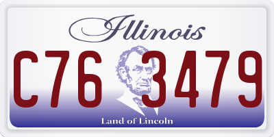 IL license plate C763479