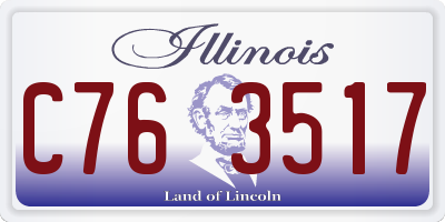 IL license plate C763517