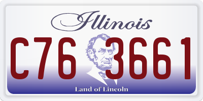IL license plate C763661