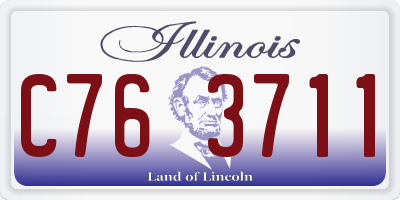 IL license plate C763711
