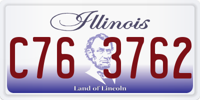 IL license plate C763762