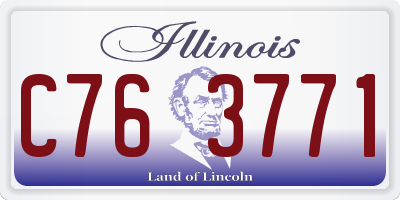 IL license plate C763771