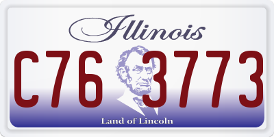 IL license plate C763773