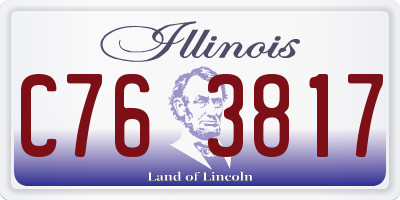 IL license plate C763817