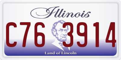 IL license plate C763914
