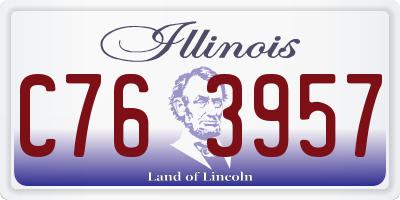 IL license plate C763957