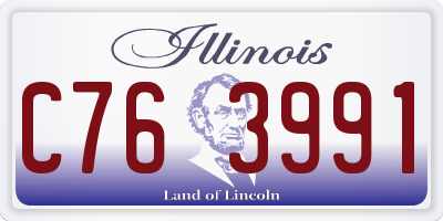 IL license plate C763991