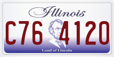 IL license plate C764120