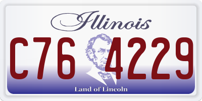 IL license plate C764229