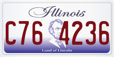 IL license plate C764236