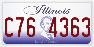 IL license plate C764363
