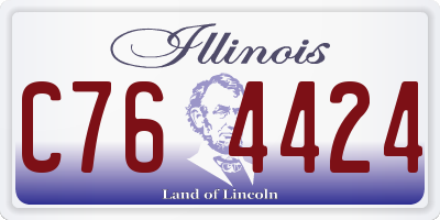 IL license plate C764424