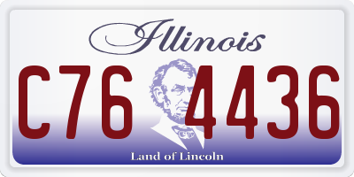 IL license plate C764436