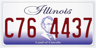 IL license plate C764437